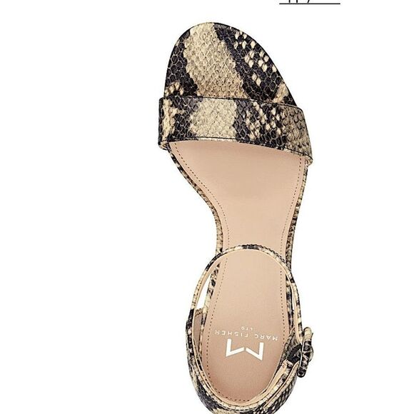 Marc Fisher Ltd Leather Open Toe Sandal - Picture 7 of 12